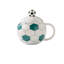 Grande tasse à thé en forme de ballon de football avec couvercle en forme de tasse à thé en céramique, un excellent cadeau pour les amateurs de sport-129710489
