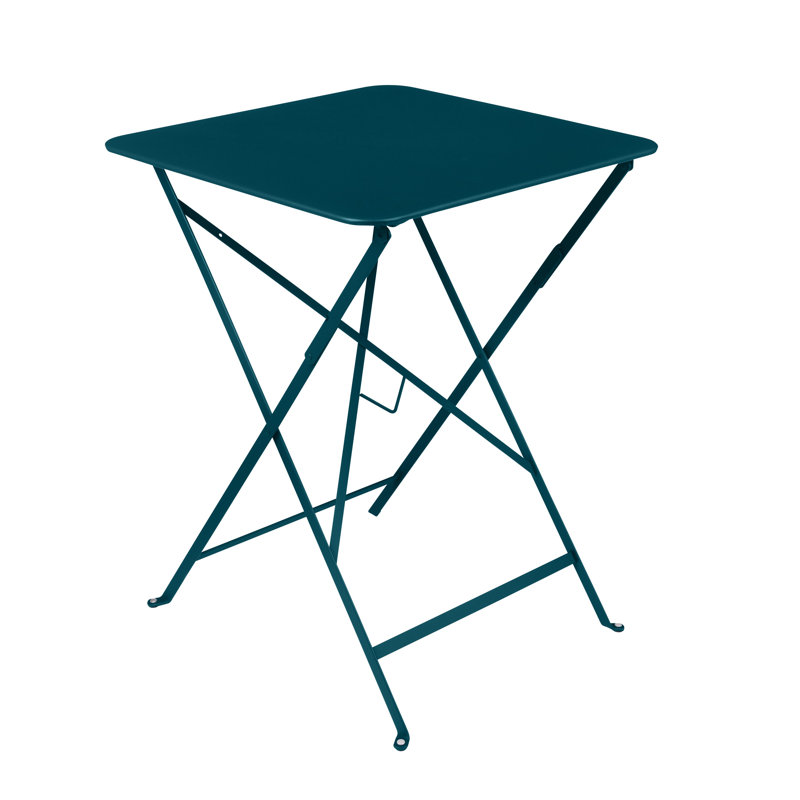 Outdoor Dining Table, 29" H x 28" L x 28" W, Acapulco Blue