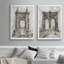 «Bridge Crossing I», ensemble de 2 reproductions d'art encadrées-497132693-497132701-497132689