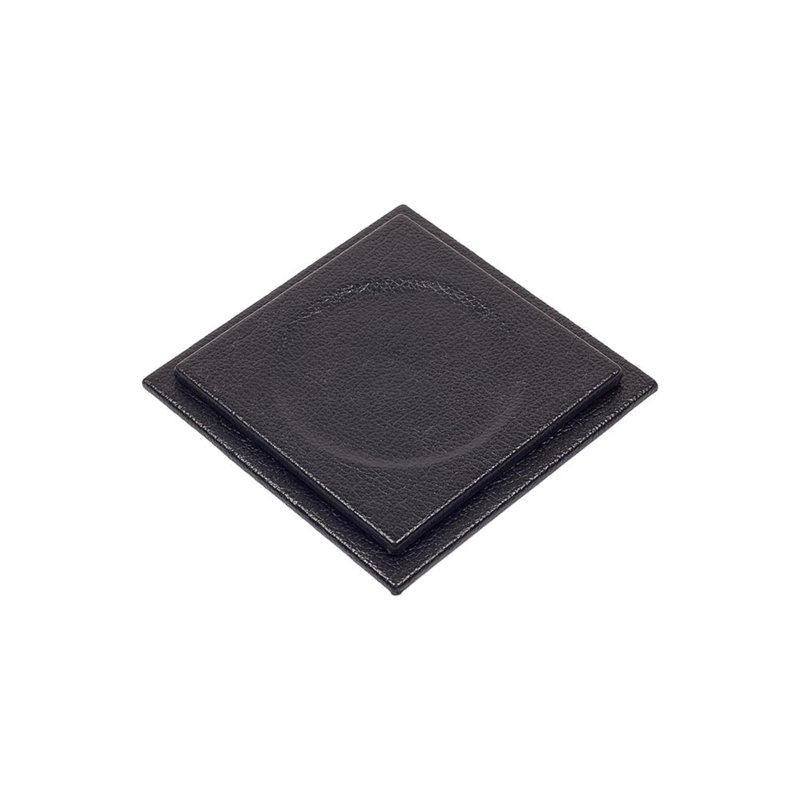 Michalea Leather / Faux Leather Desk Organiser Set, Black