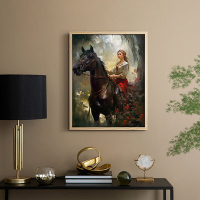 WOMEN Series CDXCI, reproduction encadrée - bois massif