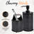 Maryl Rustic Matte Black 2 PC Bathroom Accessory Set With Farmhouse Soap Dispenser-259198373