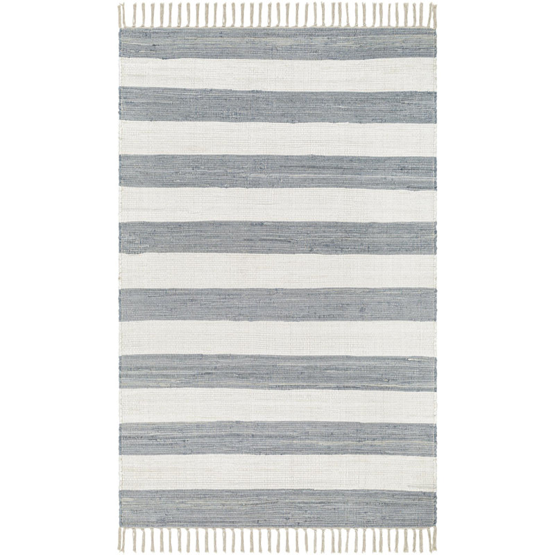 Annah Cotton Striped Indoor Rug, Rectangle 27" x 45"