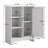 Freestanding Storage Cabinet With Open Compartments And Closed Cabinet For Bathroom Kitchen Living Room Office