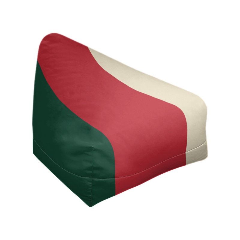 Sac de pois classique, H 30 po x l 27 po x P 27 po, Vert forêt / rouge Iron Range / blé du Minnesota