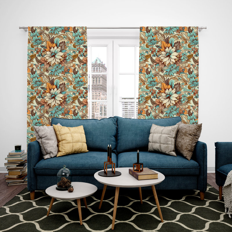 Paire de rideaux obscurcissant en polyester Bardfield, L 20 po x L 52 po