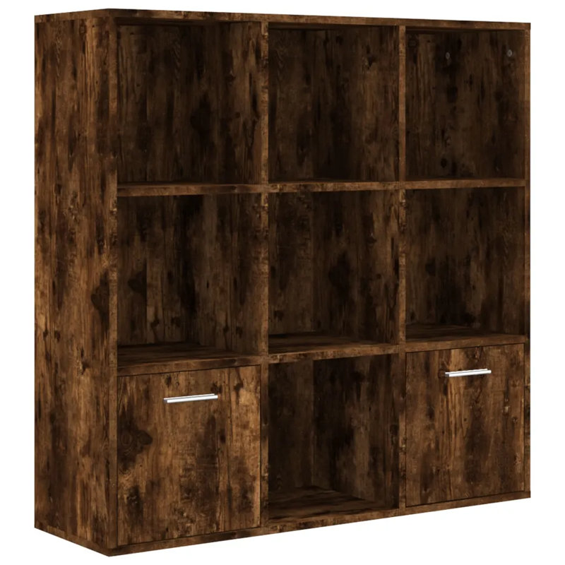 Arundhati Cube Bookcase, Brown, 98cm H x 98cm W x 30cm D