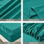 Ensemble de draps en coton 4 pièces pour lit Queen Size, draps respirants et rafraîchissants, literie douce inspirée des hôtels, draps de luxe vert chasseur avec poches profondes de 40 cm, infroissables et faciles d'entretien-135803612-135803615