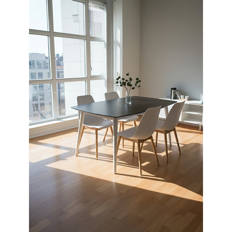 Ash Solid Wood Top Dining Table