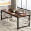 Solid Wood Rectangle Conference Table with 1 Chairs-1081274541-1081274543-1081274537