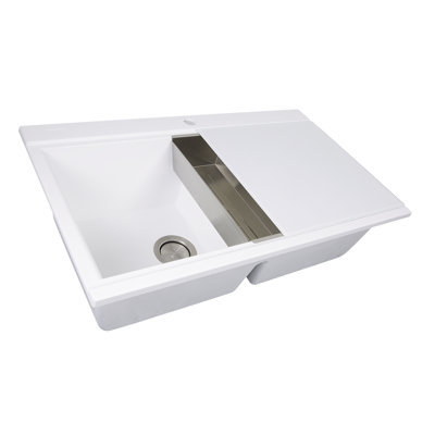 Plymouth 34'' L Double Basin Kitchen Sink