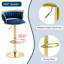 Tabouret de bar pivotant avec dossier Ginko-879315310-882844526