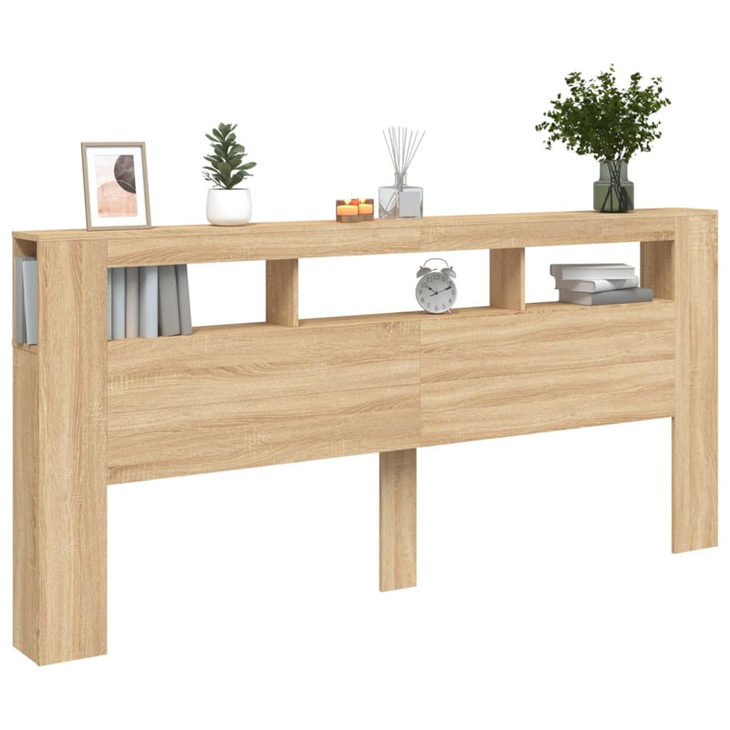 Nevio Headboard, Sonoma Oak, 220 x 103.5 cm