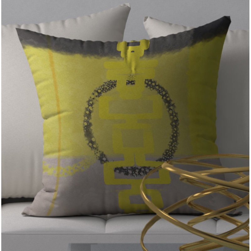 Reversible Throw Pillow, 18" x 18"