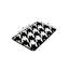 Tapis de bain antidérapant 100% polyester, 15,8 po x 23,6 po | Antiallergique, anti-poussière et anti-taches, 20,5 oz / m² | Lavable à la machine, facile d'entretien | Idéal pour les salles de bain, design élégant et fonctionnel