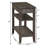 Senyah Solid Wood Top End Table with Storage and Built-In Outlets-2010232040