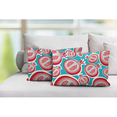 Coussin lombaire intérieur / extérieur Pomme Pomegranate