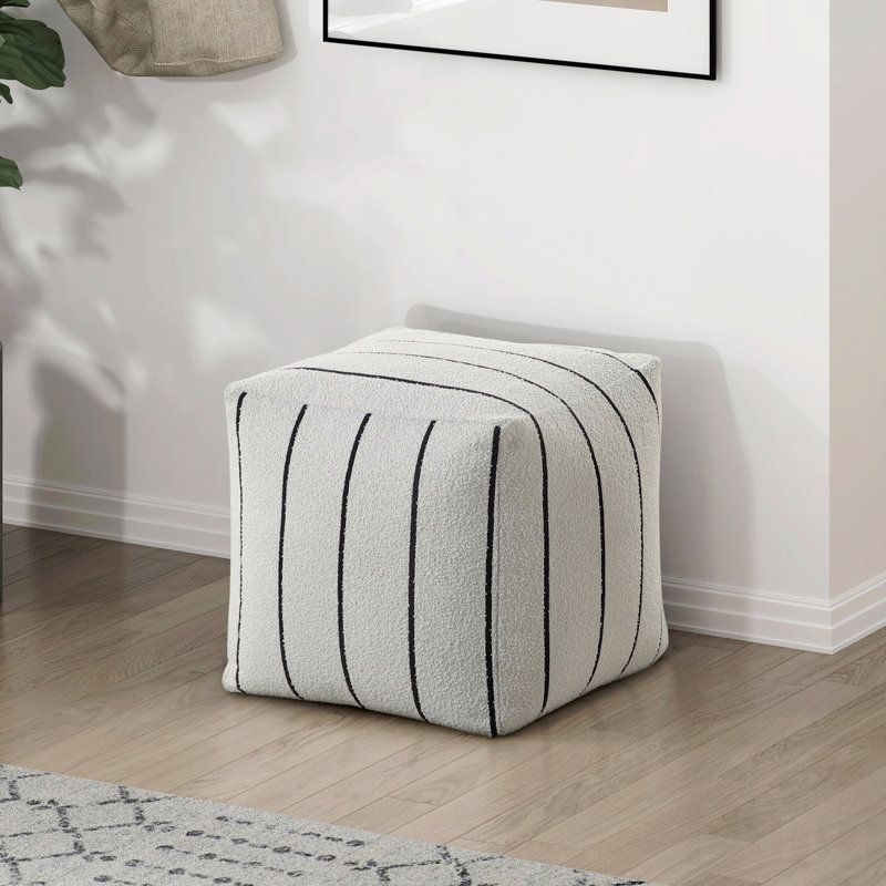 Repose-pieds rembourré en tissu, repose-pieds antidérapant, tabouret 1 pièce
