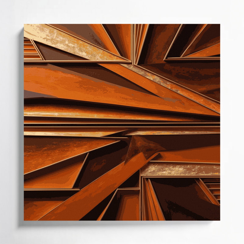 Art mural sur toile 24 bords durs, H 16 po x l 16 po