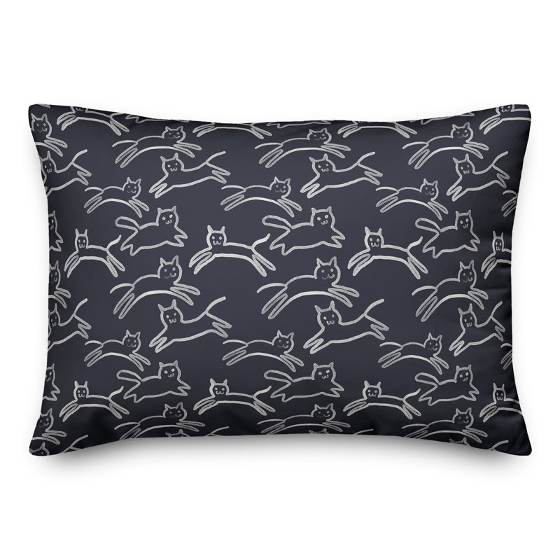 Coussin décoratif , Marine, H 14 po x l 20 po