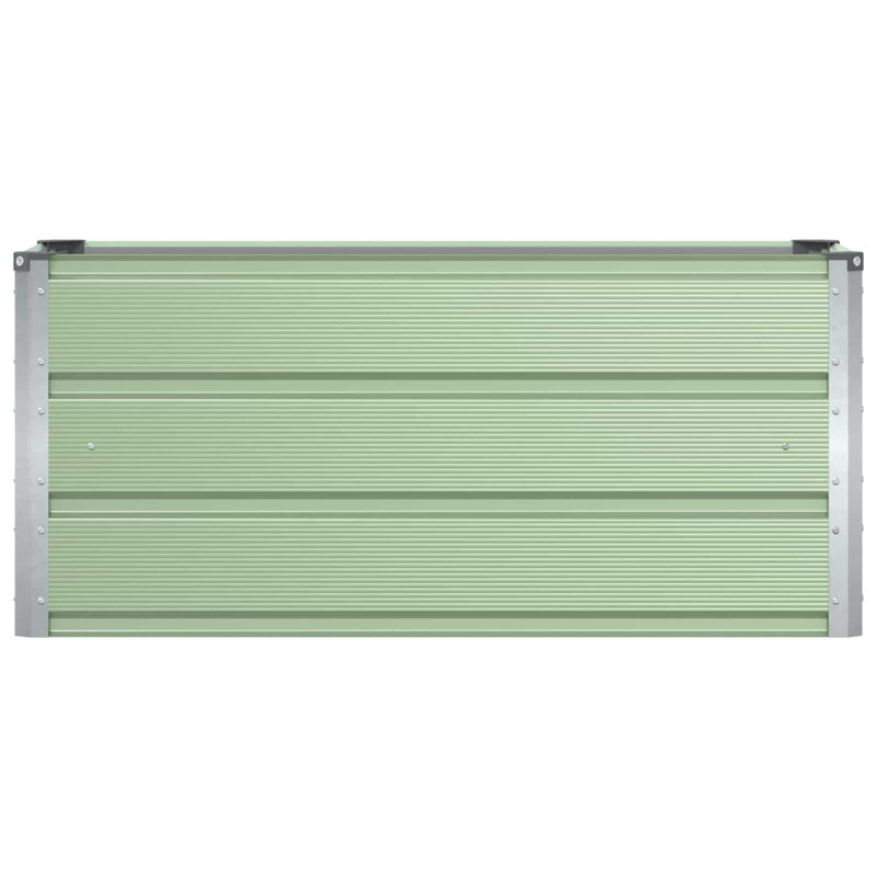 Planter Steel, 45cm H x 100cm W x 40cm D, Green