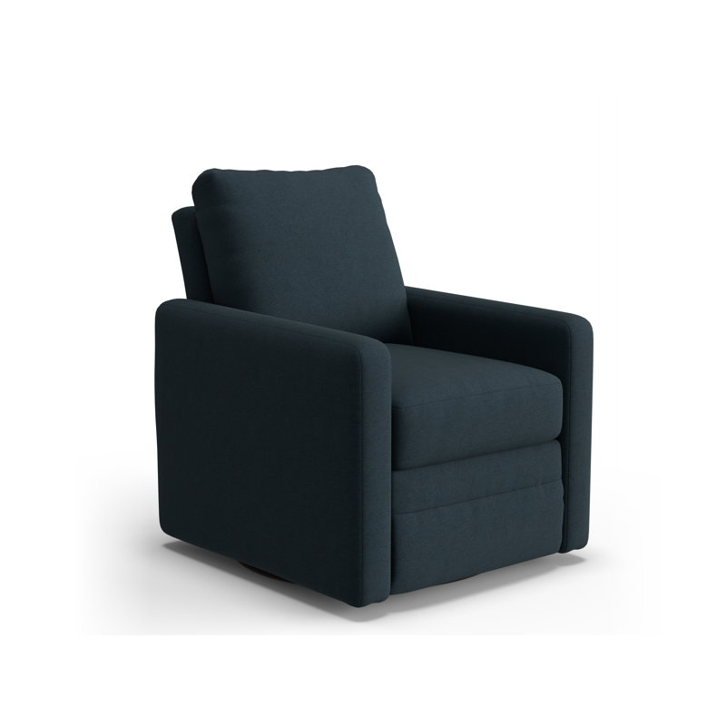 Swivel Barrel Recliner, Midnight