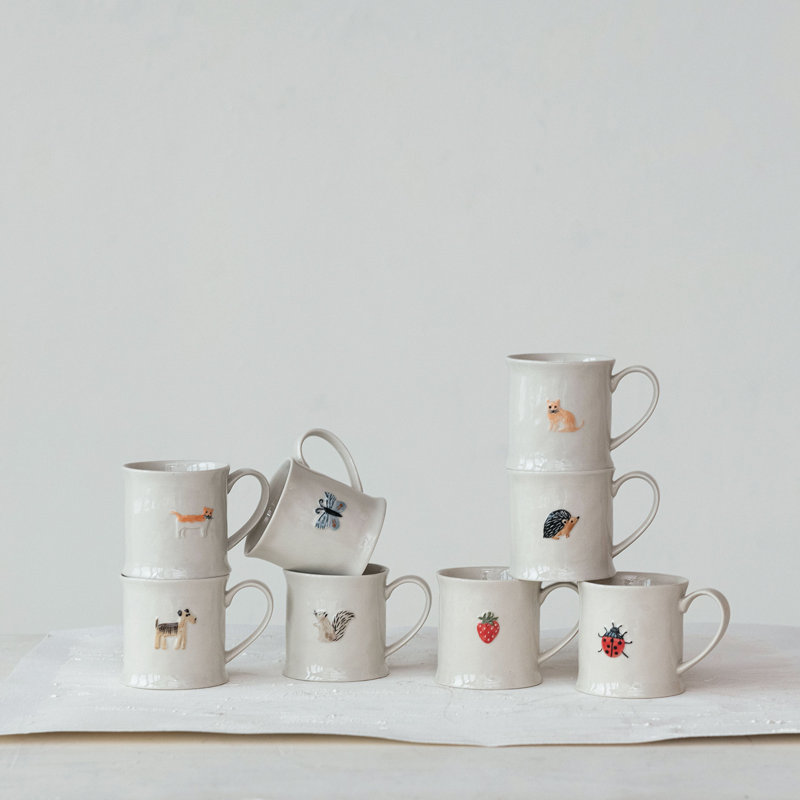 Eclectic Fauna Stoneware Mug