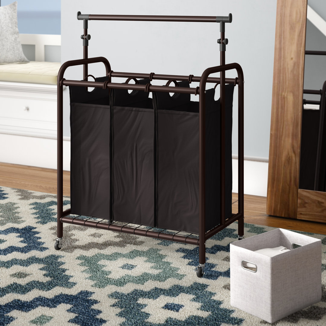 Rolling Laundry Sorter with Handles Brayden Studio®