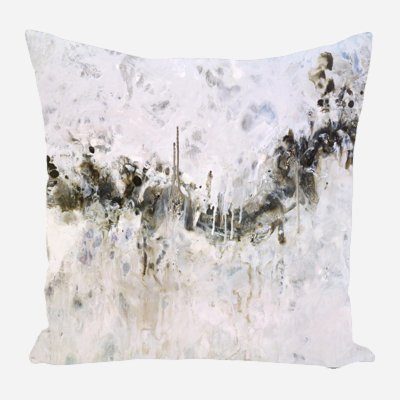 Housse de coussin carré en lin Horizon I