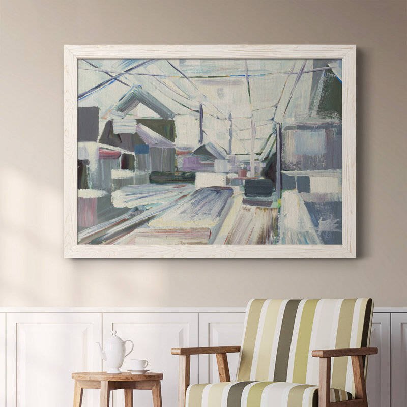 Pointed out - Cadre photo, reproduction d'art sur toile, H 31,5 po x l 23,5 po x P 1,5 po, Blanc