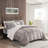 Luxury King To Comforter - , 18"X18" Grey Down Alternative , Cozy, Machine Washable +