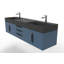 Ensemble de meuble-lavabo mural simple l 72 po Clelie-1117241088-1160926162-1160926166