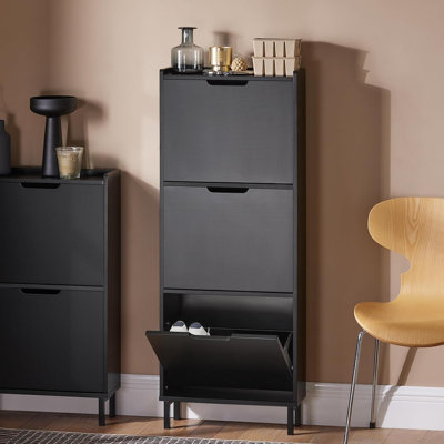 Oshiro 8 Pair Flip Down Shoe Storage