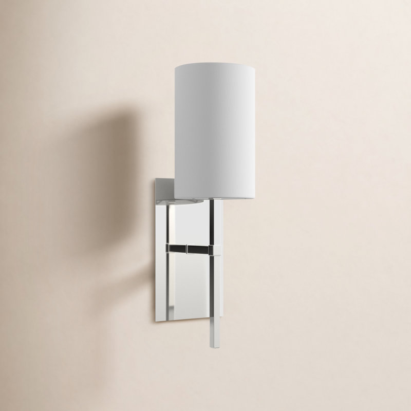 Lyla Steel Wallchiere, Polished Nickel