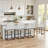 26" Modern Faux Leather Counter Stools, with Sturdy Metal Base-1043610537-1043610195