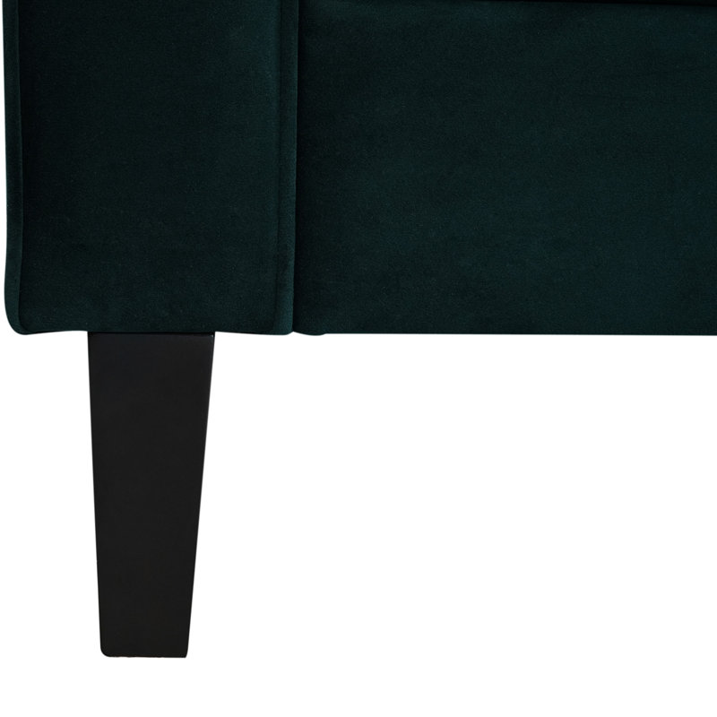 Frosty 3 avec revêtement en velours et structure fiable, offrant un confort exceptionnel, Frosty Green