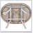 Wood Dining Table Round Extendable Dining Table for Dining Room 41.4"W x 29.8"H-1087214342