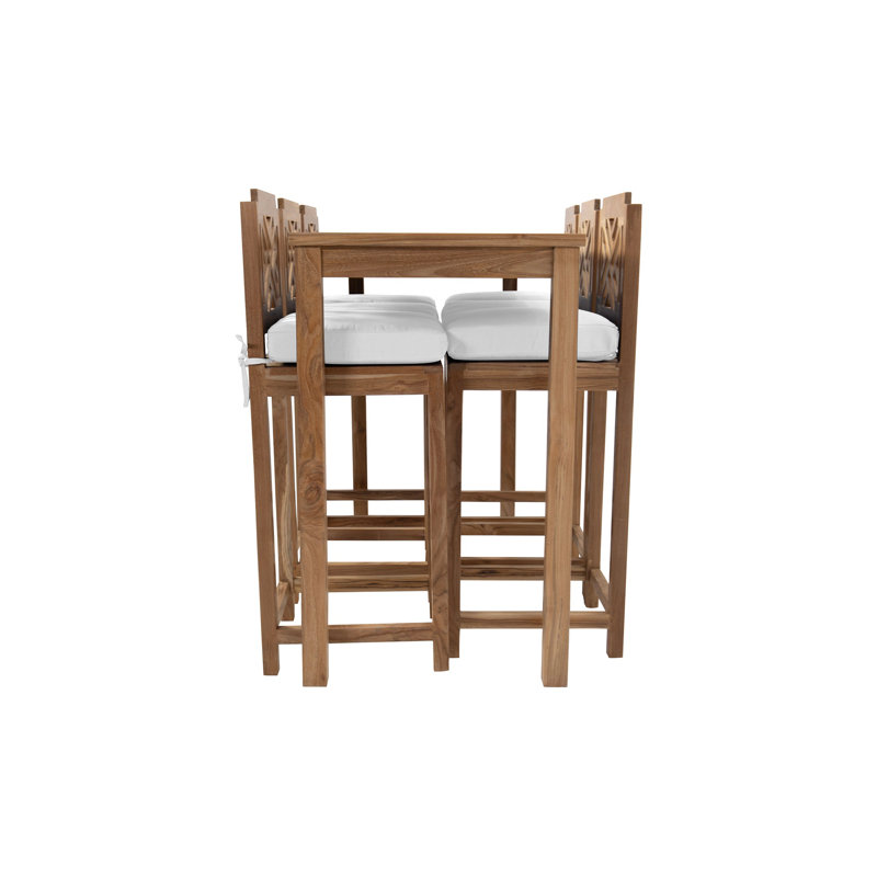 Ensemble de salle à manger de restaurant rectangulaire L 68 po x l 26 po Monterey, 7 Pieces: Table, 6 Chairs, Chameau