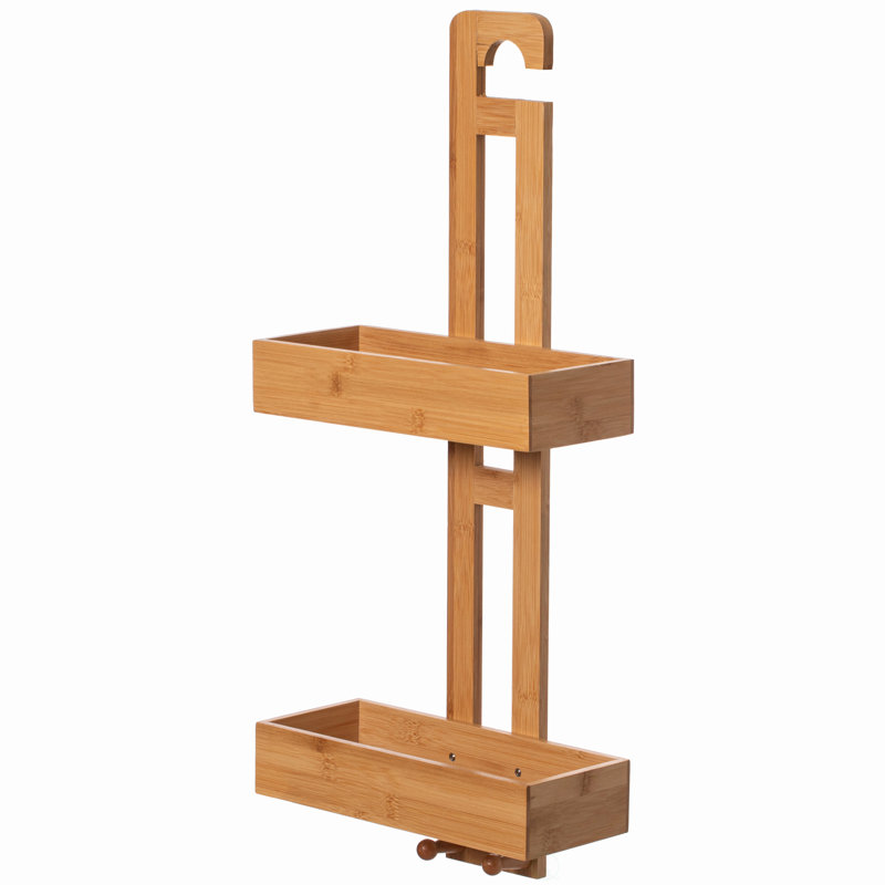 Serviteur de douche suspendu en bambou Drakos