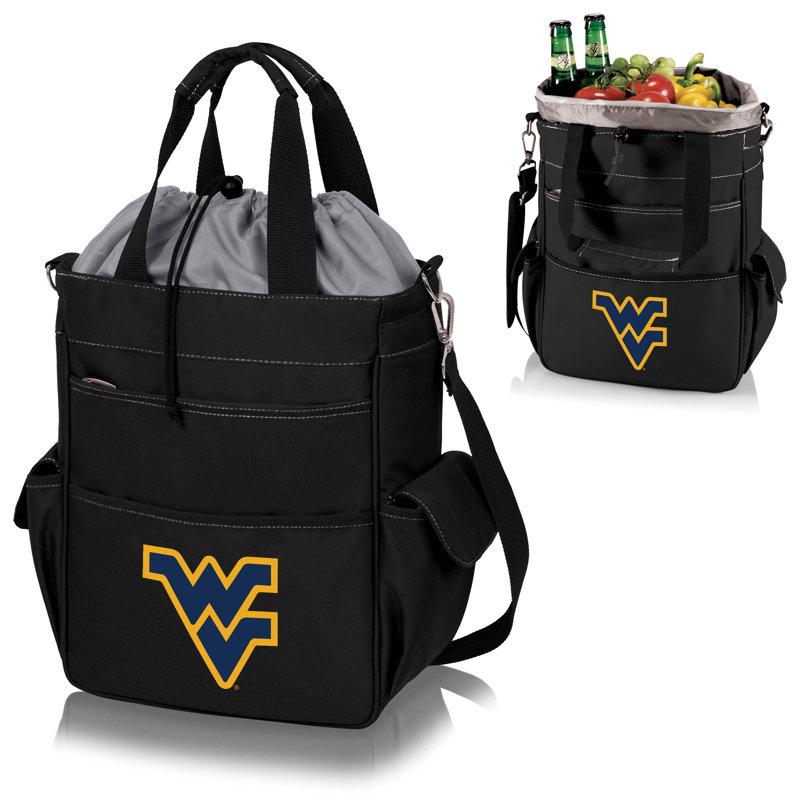 Activo Insulated Tote, Black, West Virginia University Mountaineers