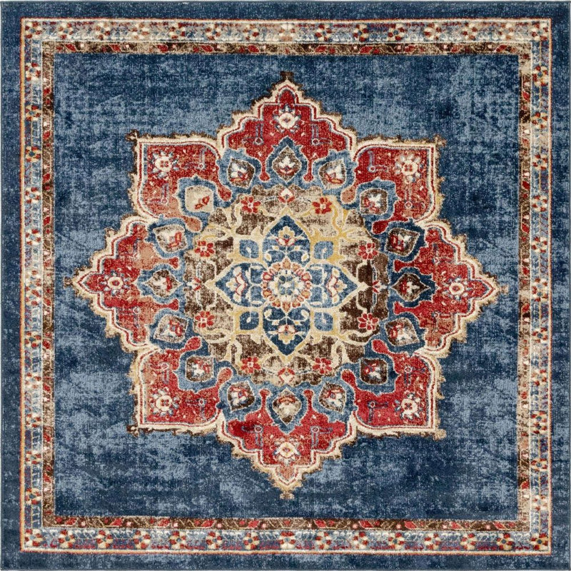 Ulla Oriental Indoor Rug, Square 4'