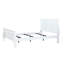 Lit simple pour chambre simple, bois massif blanc, conception, pieds de support, anglais, lit en bois élémentaire transitionnel pour la chambre à coucher, fondation indispensable-2032601929-1981747806
