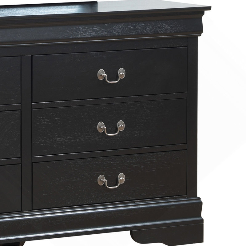 Commode élégante noire
