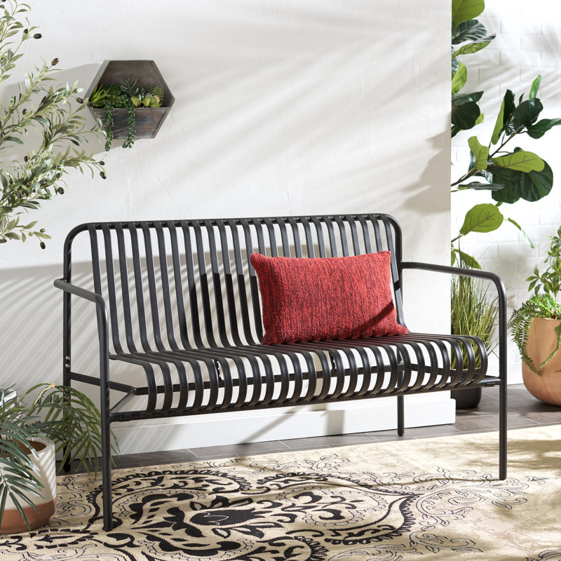 Hydetown Two Seater Chair, Black