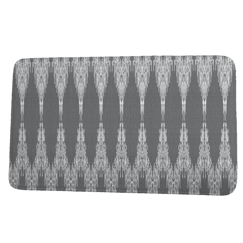 Tapis pour salle de bain Gainesville, l 24 po x L 36 po, Gris