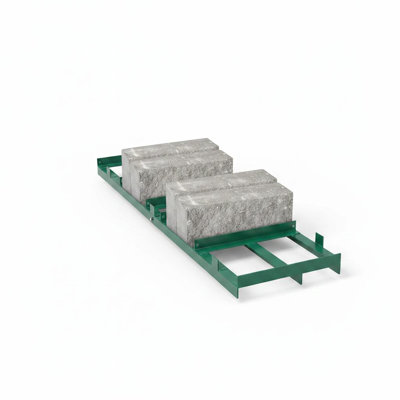 Niveleuse robuste pour allée et stationnaire Harrow, traîneau de remorquage derrière la cour avec plateau et chaîne de poids pour tracteur UTV, gris, 96 x 20 po