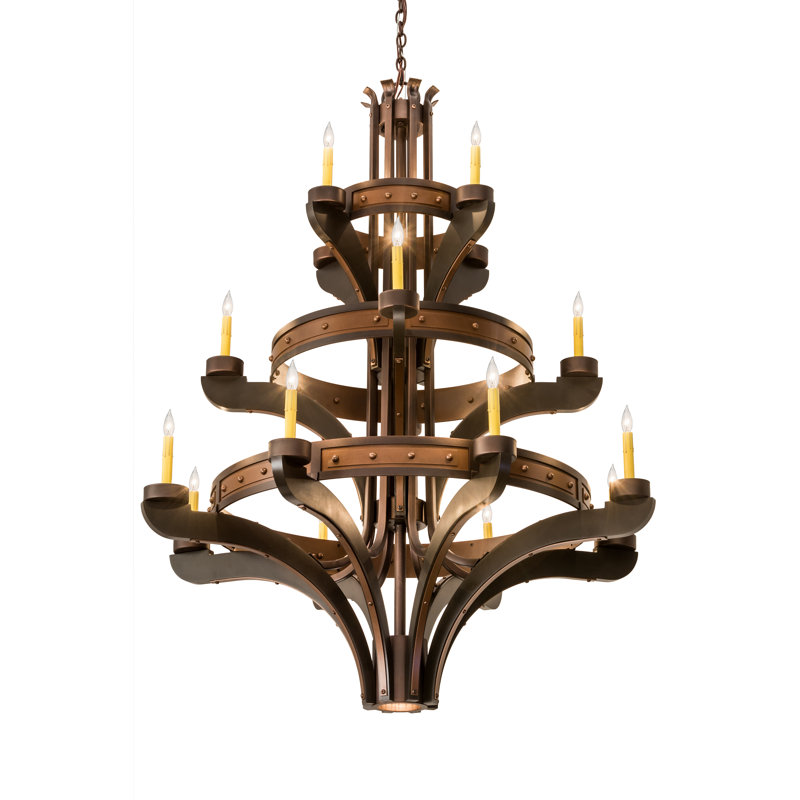 Castilla 16 - Light Dimmable Tiered Chandelier