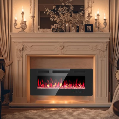 Ryele Electric Fireplace with Remote