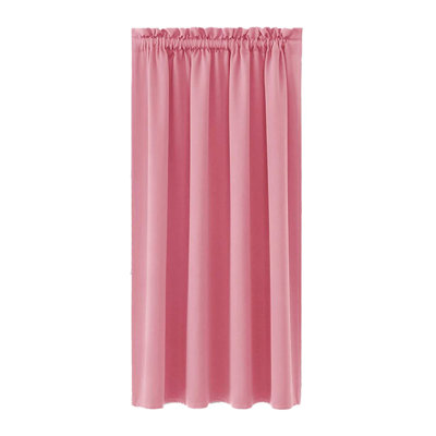 Kbndieu Curtains Heat Insulation Energy Saving Bedroom and Kitchen Curtains Scandinavian Solid Colour Silk Curtains