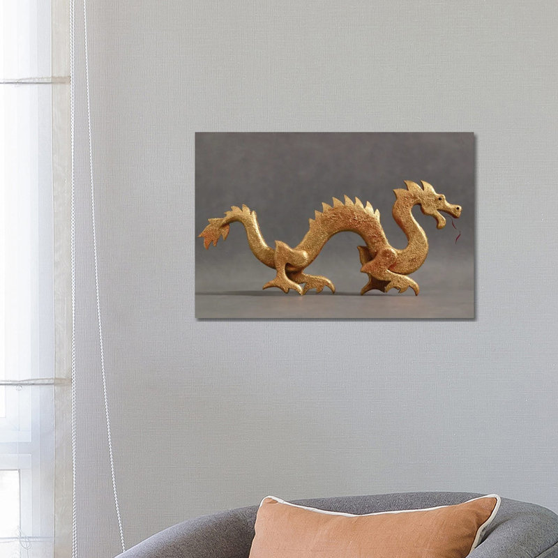 Chinese Dragon by Paul Kelley - Print on Canvas, Wrapped Canvas, 30.48 cm H x 45.72 cm W